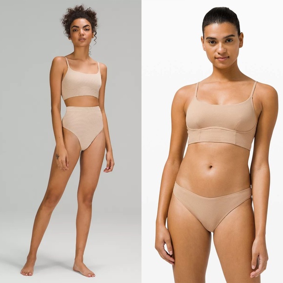 LULULEMON | Honeycomb Dip Swim Super-High Rise Bikini Set (3-pieces) | Size S - Picture 1 of 10